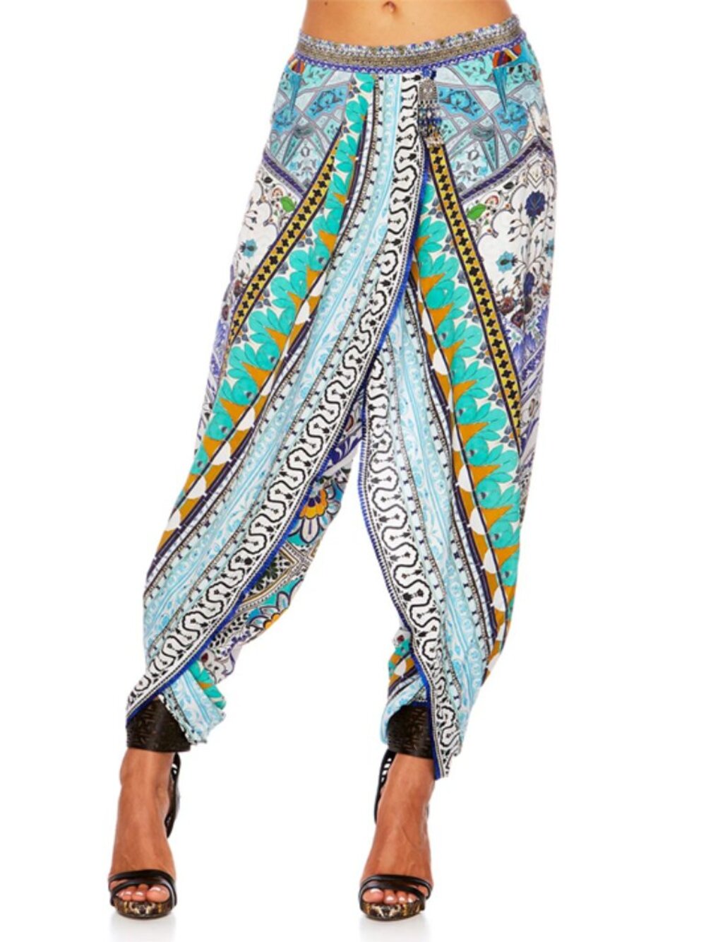 Camilla Everlasting Udaipur Wrap Front Trouser Size 10 USA Medium